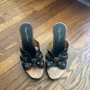 Black and Brown Women 4-5inch Heels by Diego Lucca